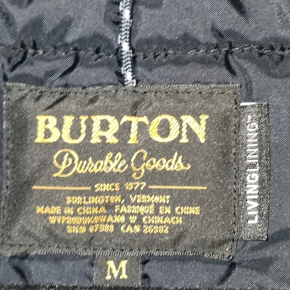 Burton Woodford Men's Vest Dalian Black‎ Size Medium - Picture 2 of 9